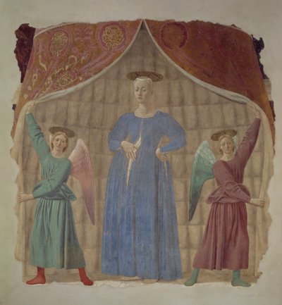 The Madonna del Parto (post restoration) by Piero della Francesca